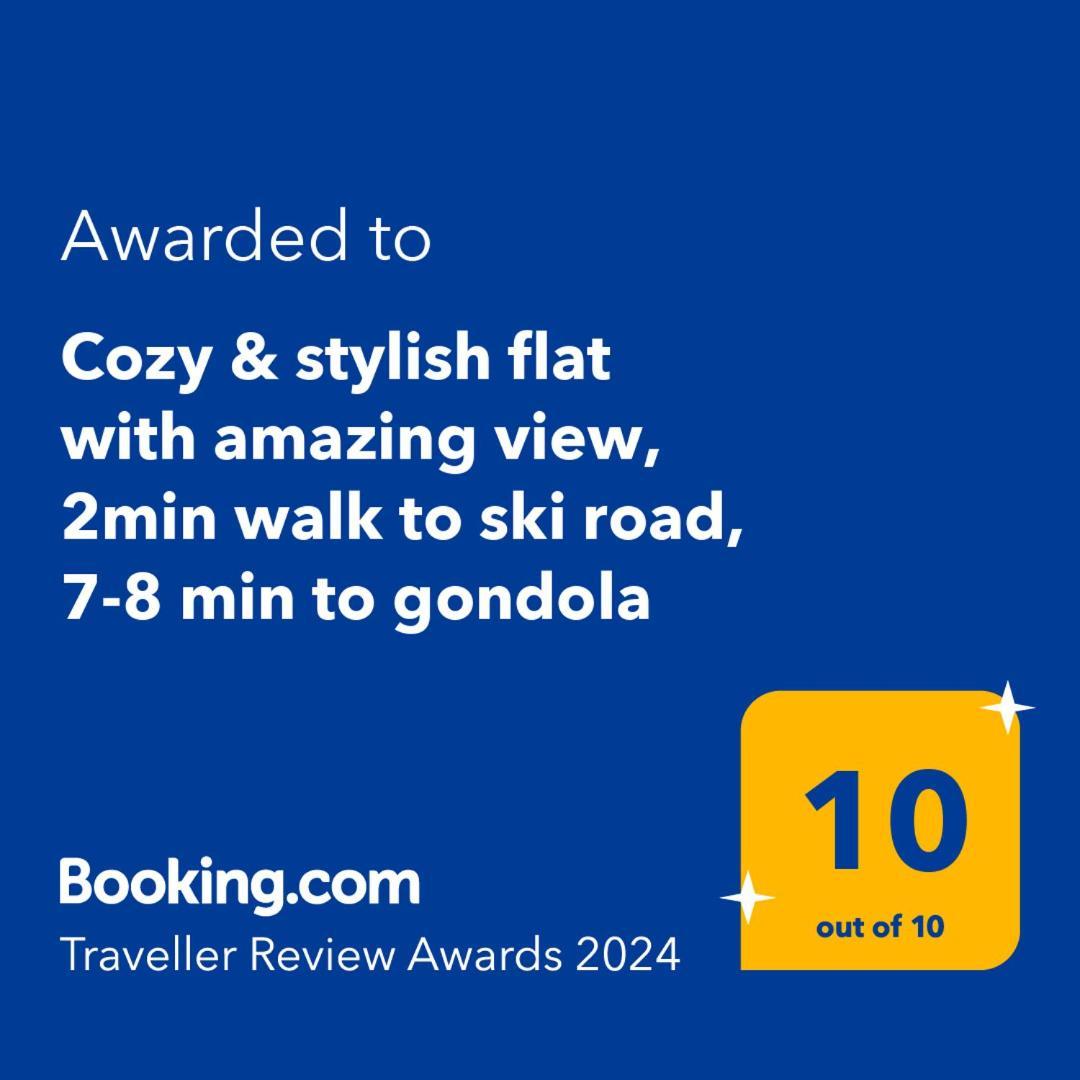 Cozy & Stylish Flat With Amazing View, 2Min Walk To Ski Road, 7-8 Min To Gondola Bansko Quarto foto